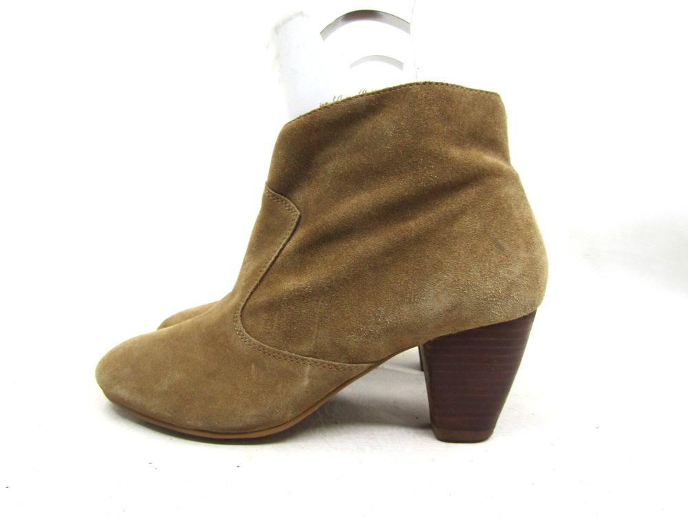 ALDO Womens Size 40 EUR Brown Suede Zip Ankle Fashion Boots Bootie